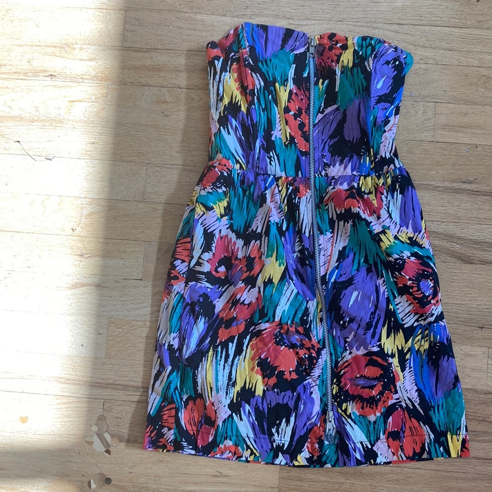 Minkpink strapless dress.